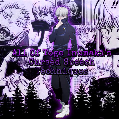 All Inumaki Cursed Speech .